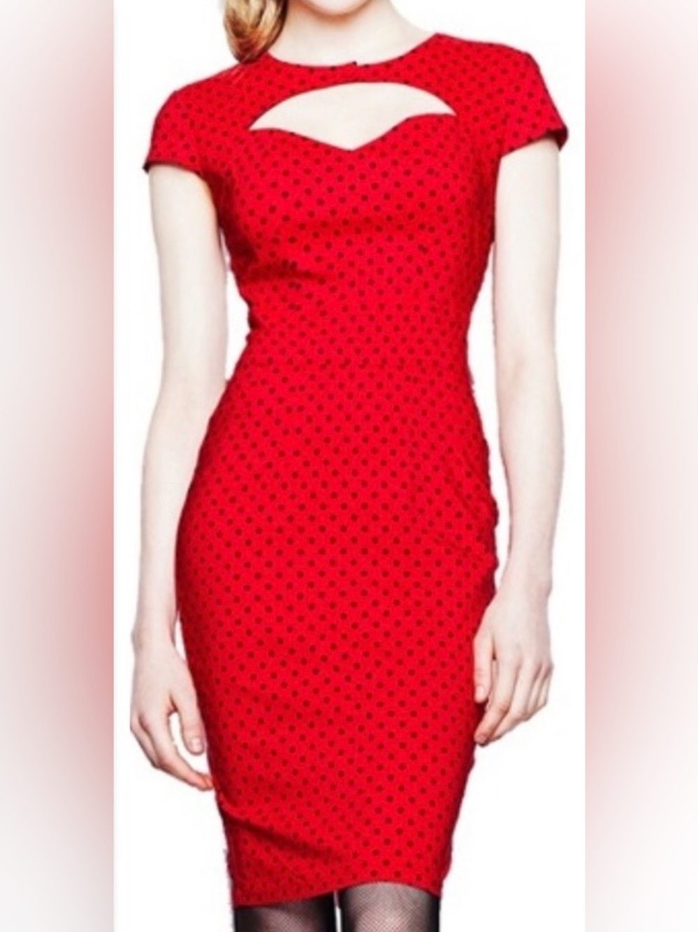 Hell Bunny Red Polka Dot Vixen Mini Dress